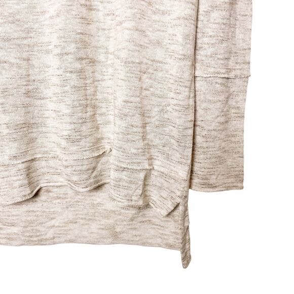 NIC+ZOE Weekend Warrior Sweater Neutral Mix Boho Rustic Distressed Grunge - Picture 3 of 8